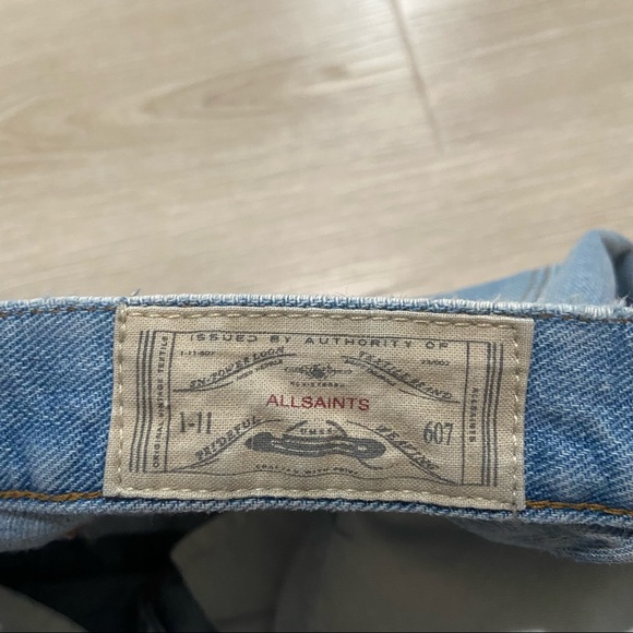 Women’s All Saints Jeans Size 26 - Picture 7 of 9